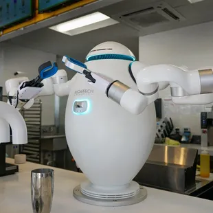 ADAM, the AI powered robot barista