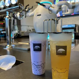 Taro Mango Peach Swirl &amp; Peachy Paradise