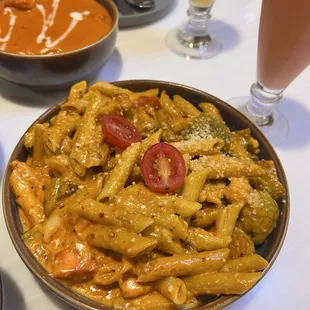 Masala Alfredo Pasta