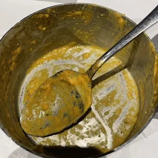 Forgot to take pic until I'd already scraped it out. . .