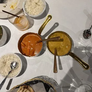 Garlic Naan, Malai Butter Chicken, Malai Kofta, Extra Rice