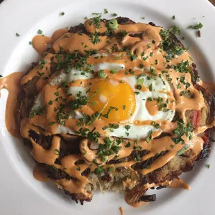 DUCK HASHBROWN HOT WARNING CHIPOTLE AIOLI IS FIRE