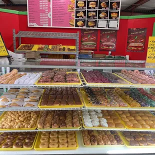 Donuts fresh and soft. You have a great selection with yummy breakfast! Great service and price