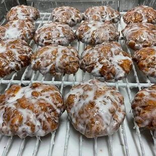 Fresh apple fritters