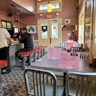 Pretty small dining area