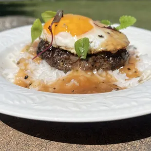 Loco moko special with housemade gravy.