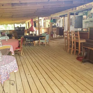 Inside porch