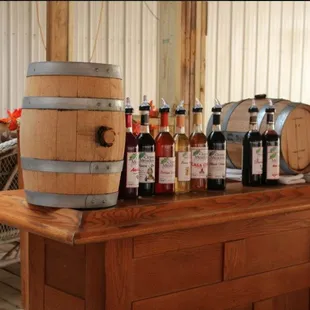 a barrel of wine