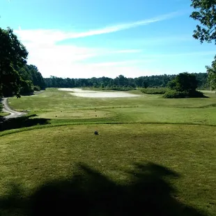 From the tee on the front 9