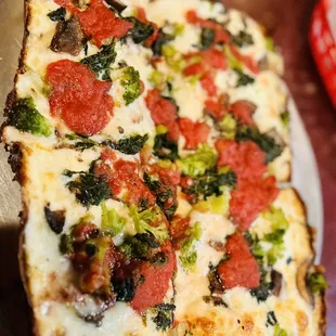 a slice of pizza