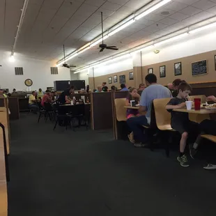 Big open dining room