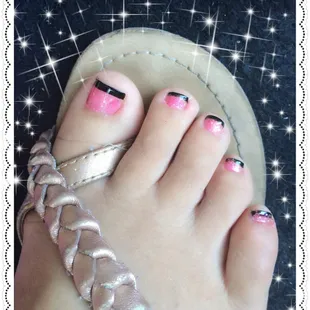 She nicked my toe! Should&apos;ve given me a free salt scrub or something in return. Ouch!