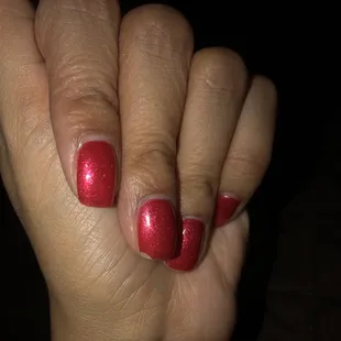 Gel peeling off after a day.