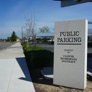 Free covered parking on 4th street