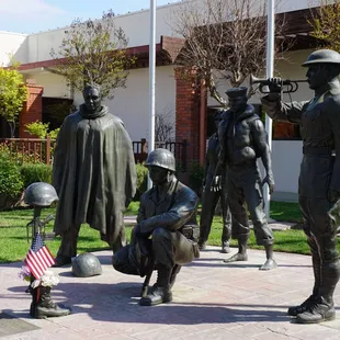 One of our memorials, "On Behalf of a Grateful Nation"