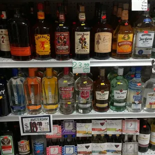 Great deals with our hard liquor