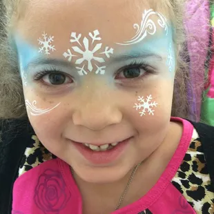 Frozen Character Airbrush Tattoo