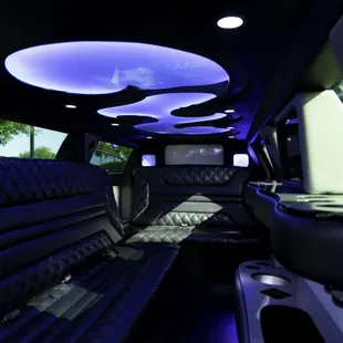 8 Pax Stretch limousine interior
