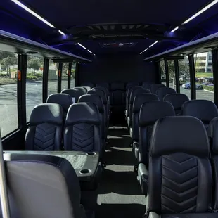 27-31 Pax mini coach interior