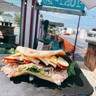 Turkey Apple Brie Sandwich