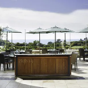 Enjoy your post-round lunch with ocean views.