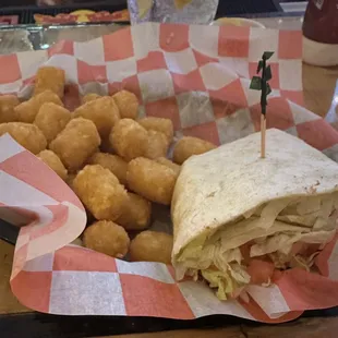 Chicken bacon ranch wrap