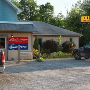 What curb appeal!  Looks homey from outside.