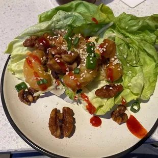 Dynamite Shrimp Lettuce Wraps