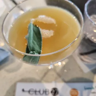 Winter She and Orange Bourbon cocktail