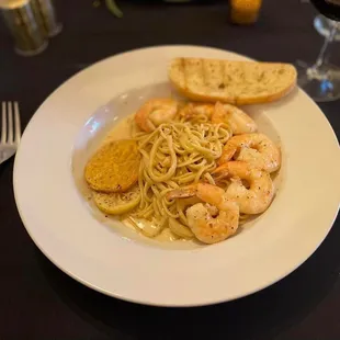 Tequila Shrimp and Pasta