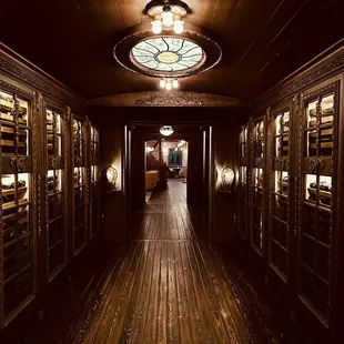 Entry into members only lounge