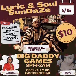 Lyric &amp; Soul SunDaze. Always Lit CoHost Mz_Euphemia (follow on IG)