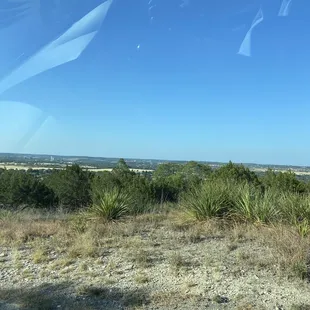 Views on the drive up to the restaurant.