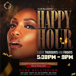 happy hour flyer