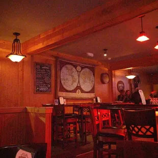 the interior of a restaurant