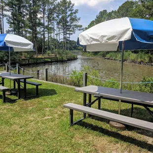 Tables along entrance area