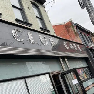 the outside of the building