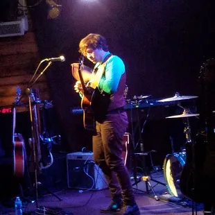 Jake Allen, who also  is playing with the Accidentals on their current tour.