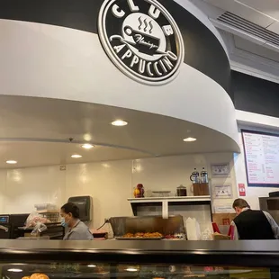the interior of a restaurant
