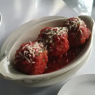 Risotto Balls appetizer.