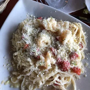 Shrimp Scampi Linguine...tasty!