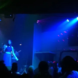 a group of people on stage