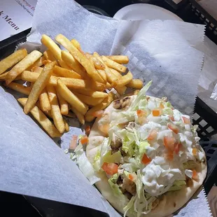 Chicken pita so good