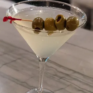 Dirty martini