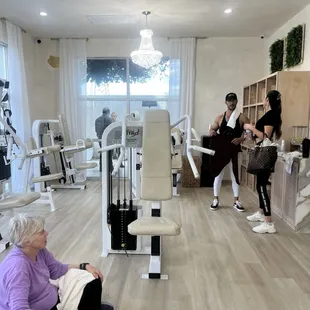 Strength training gym