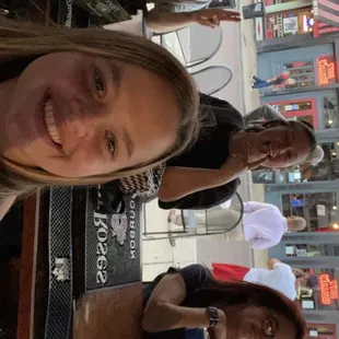 The bartender Ashton and a few friends of mine
