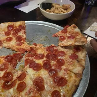 pizza, food