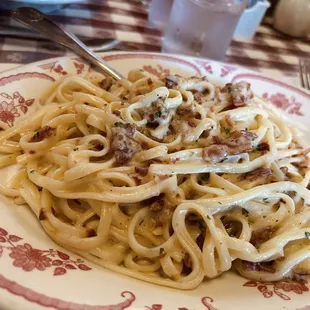 Linguine alla Carbonara Evening