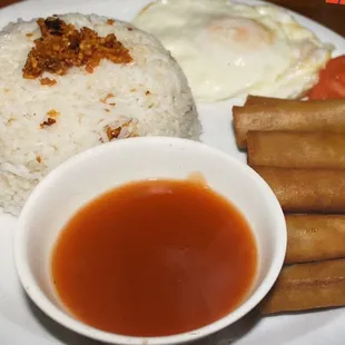 Lumpiang Shanghai Silog