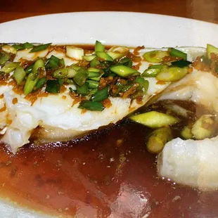 Steamed Seabass